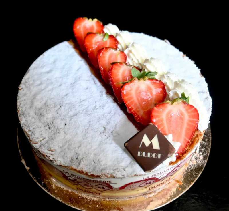 Mille-feuille aux fraises M&M Dudot